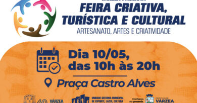Feira Criativa, Turística e Cultural traz variedade de produtos artesanais locais, no sábado (10) em Várzea Paulista