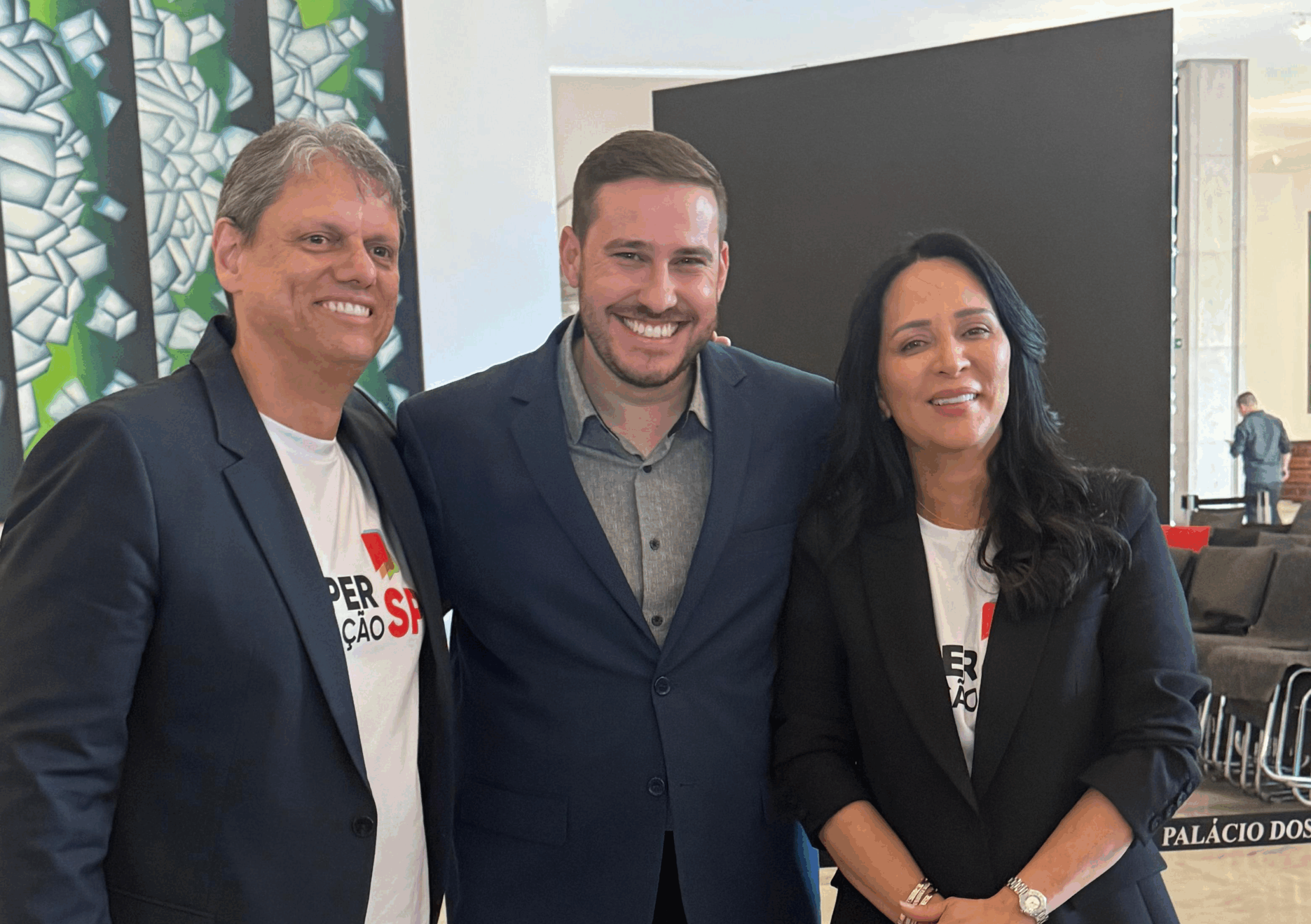 Vice-Prefeito de Várzea Paulista, João Paulo, participa do lançamento do programa SuperAção SP