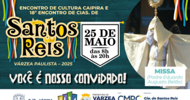 Várzea Paulista: Missa campal marca início do 18º Encontro de Santos Reis