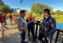 Prefeito Gustavo Martinelli, gestores e órgãos ambientais acompanham força-tarefa de incidente no Jardim Tulipas